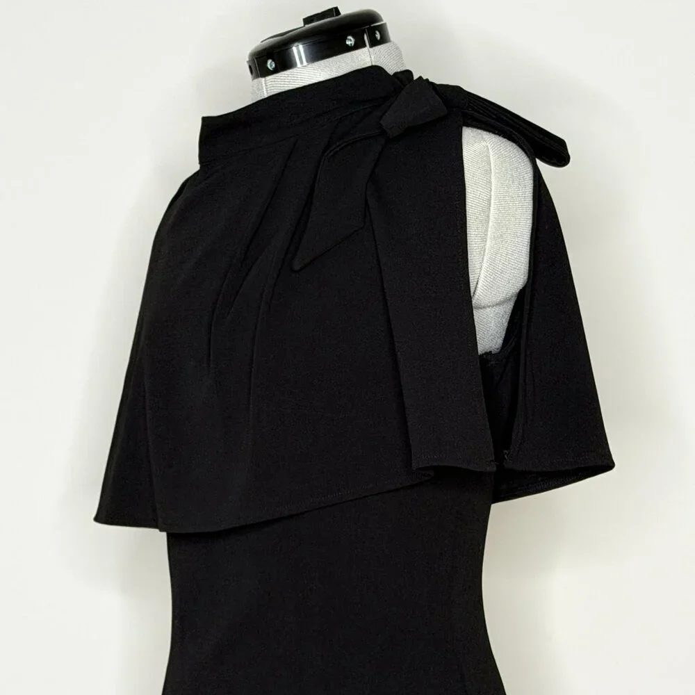Aisize Vintage Style Capelet Sheath Dress - Picture 4 of 11